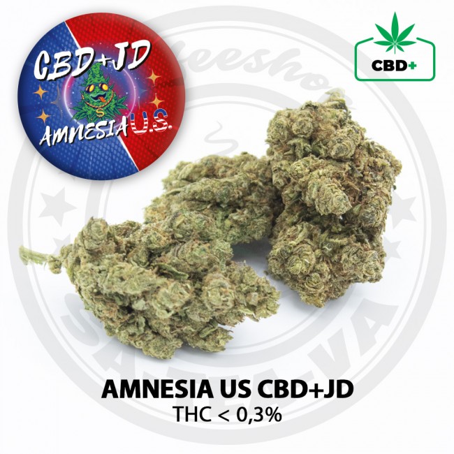 Fleurs US CBD+JD Amnesia