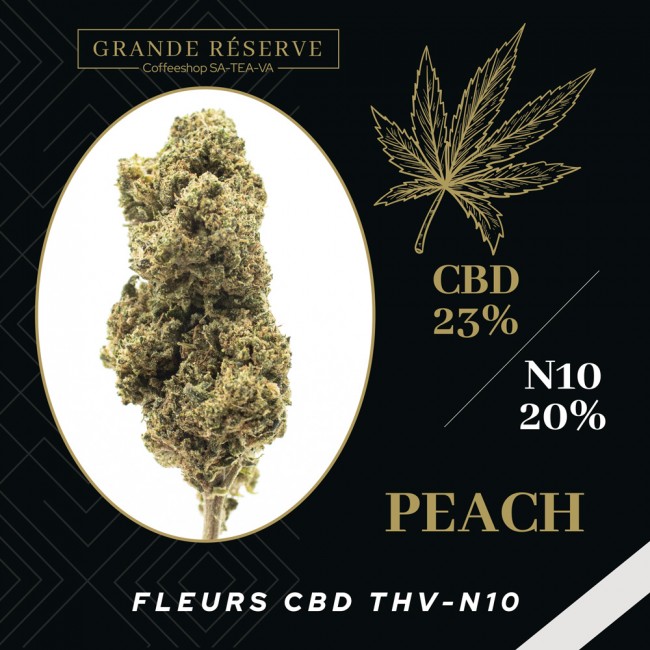 Fleurs CBD PEACH THV-N10