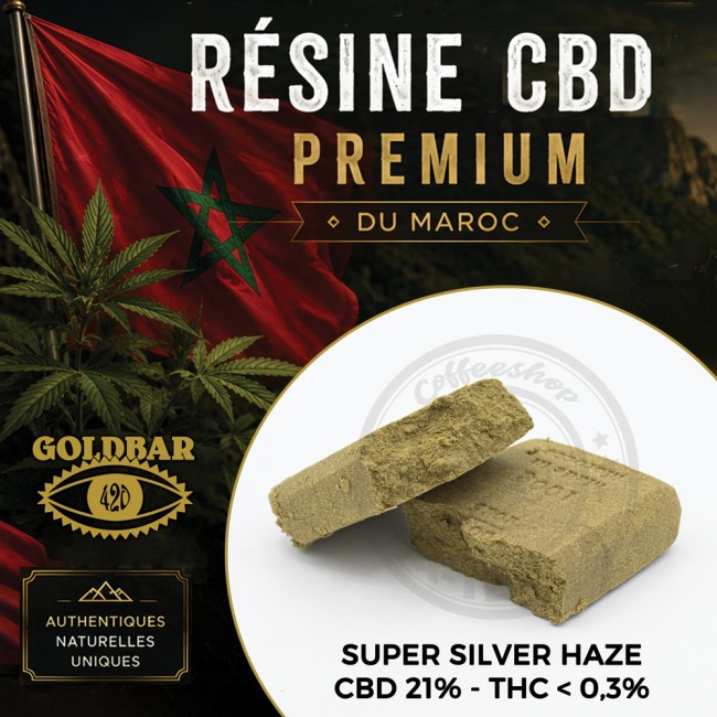 Résine CBD Super Silver...