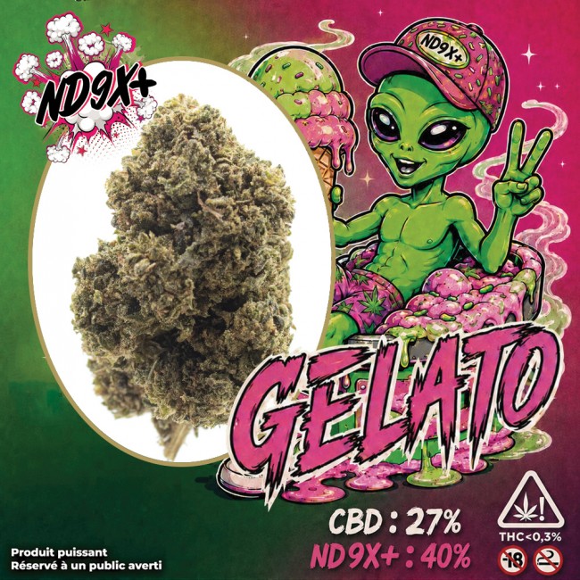 Fleurs CBD GELATO ND9X+
