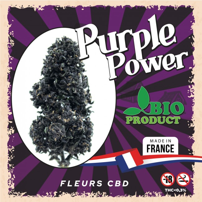 Fleurs CBD PURPLE POWER BIO