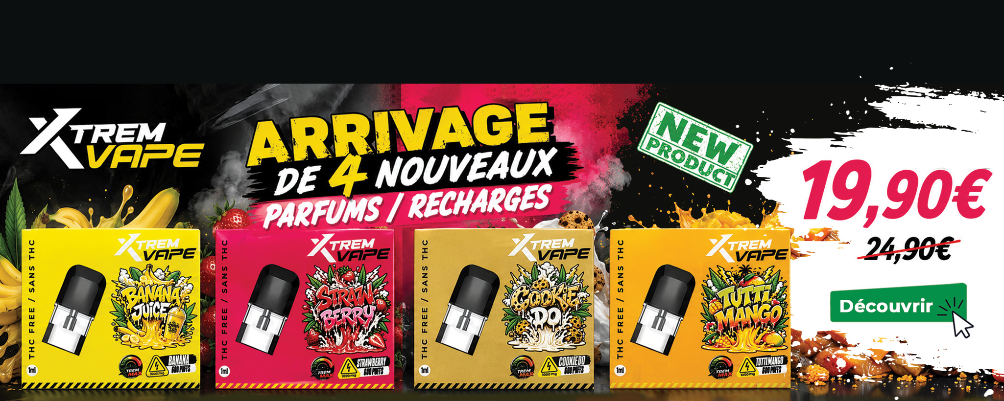Arrivage PODS XTREM VAPE !